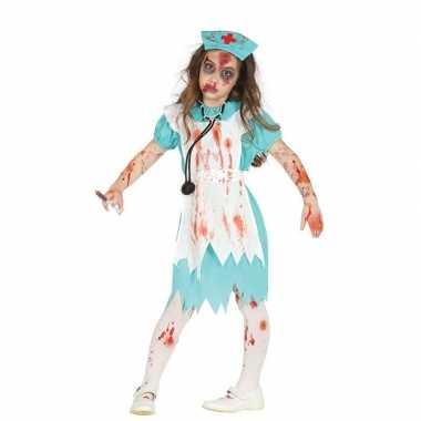 Halloween zombie zustercarnavalskleding meisjes