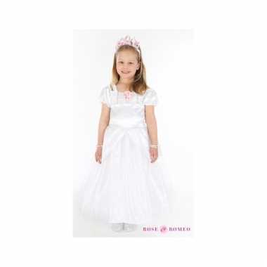 Prinsessen carnavalskleding lindy wit meisjes
