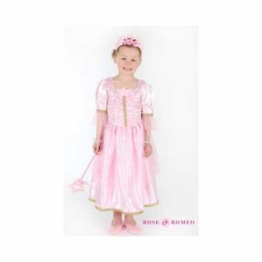 Prinsessen carnavalskleding samara roze meisjes
