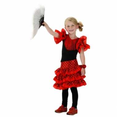 Spaans carnavalskleding rood meisjes