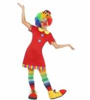 Clown floppy carnavalskleding meisjes