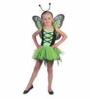 Groene vlinder feeen carnavalskleding meisjes