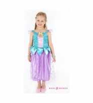 Prinsessen carnavalskleding elette blauw paars
