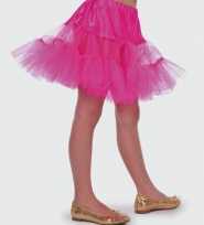 Roze tule rokje meisjes carnavalskleding