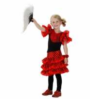 Spaans carnavalskleding rood meisjes