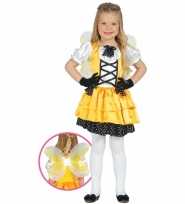 Vlindercarnavalskleding meisjes geel