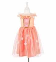 Zalm roze prinsessencarnavalskleding kant